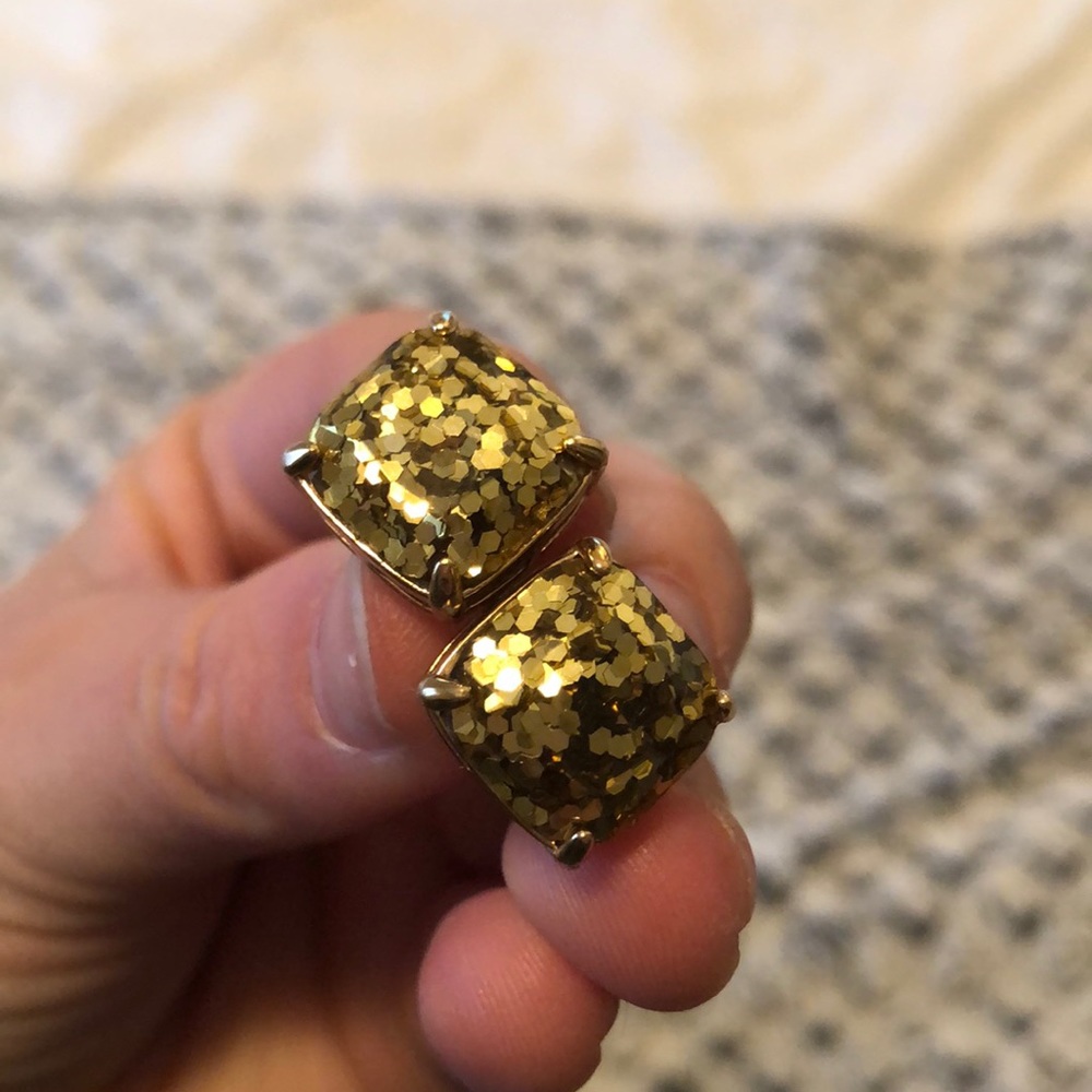 Gold, Kate Spade earrings